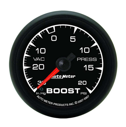 AUTOMETER 2-1/16 ES Boost/Vacuum Gauge - HG/20psi AUTOMETER