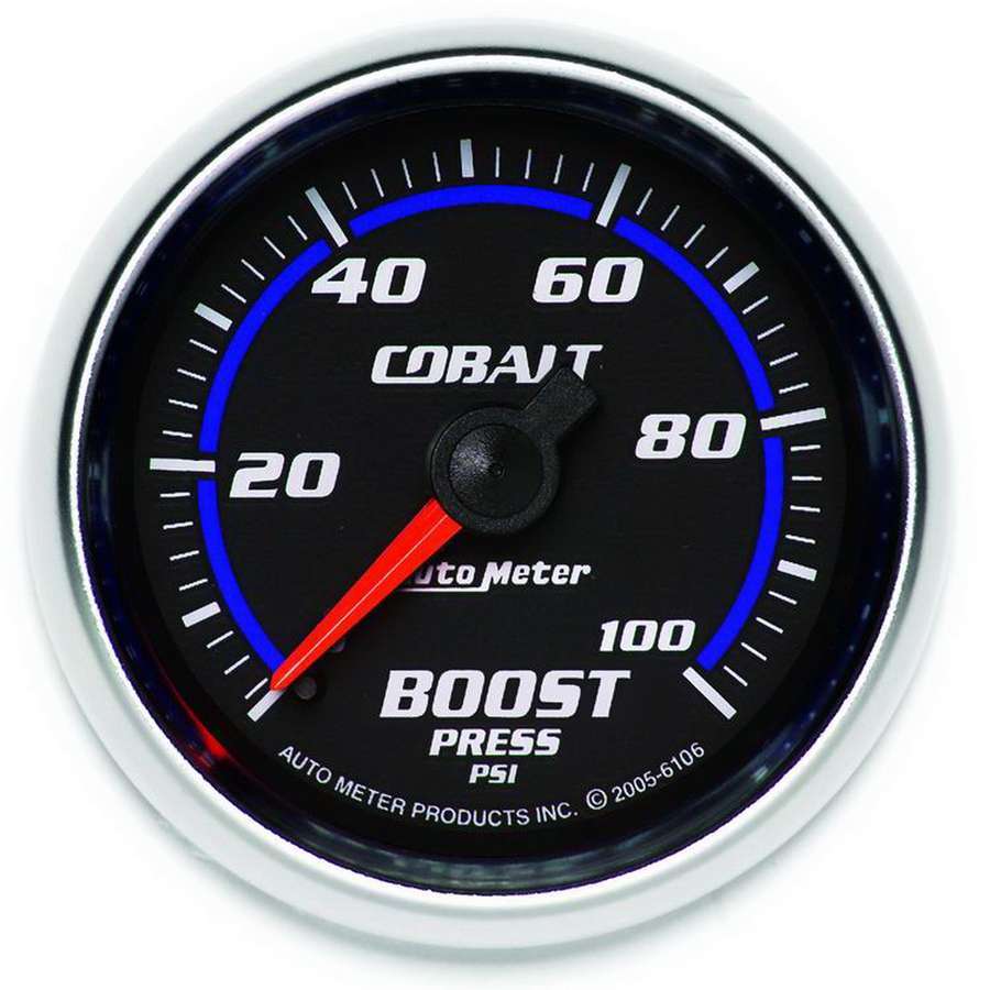 AUTOMETER 2-1/16in C/S Boost Gauge 0-100psi AUTOMETER