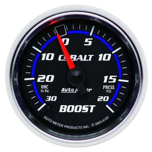 AUTOMETER 2-1/16in C/S Boost/Vac Gauge 30in HG/20psi AUTOMETER