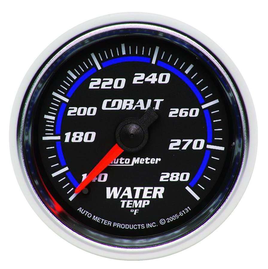 AUTOMETER 2-1/16in C/S Water Temp Gauge 140-280 AUTOMETER