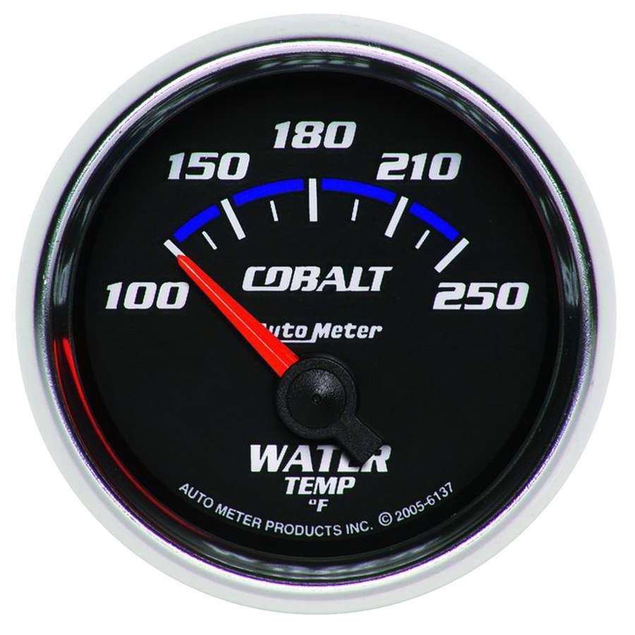 AUTOMETER 2-1/16in C/S Water Temp Gauge 100-250 AUTOMETER