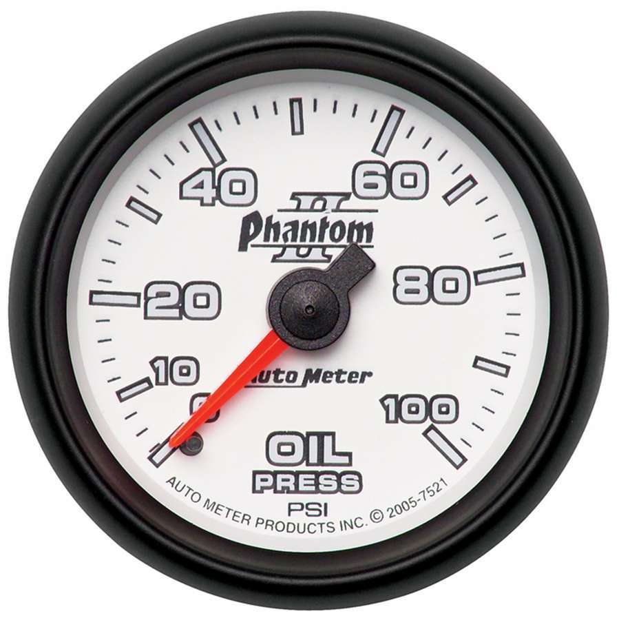 AUTOMETER 2-1/16in P/S II Oil Pressure Gauge 0-100psi AUTOMETER