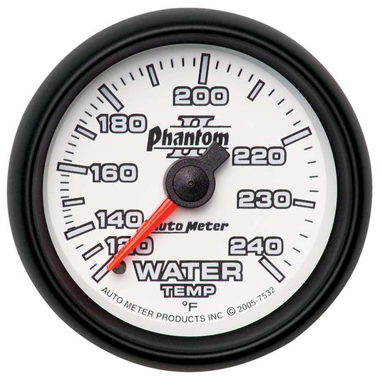 AUTOMETER 2-1/16in P/S II Water Temp. Gauge 120-240 AUTOMETER