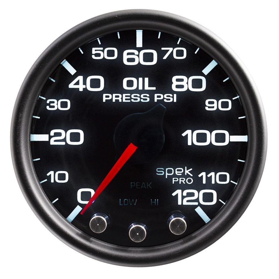 AUTOMETER Spek-Pro Oil Pressure Gauge 0-120psi 2-1/16 AUTOMETER