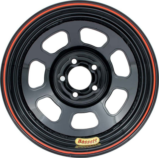 BASSETT Wheel 14x7 D-Hole 5x100mm 2in BS Black BASSETT