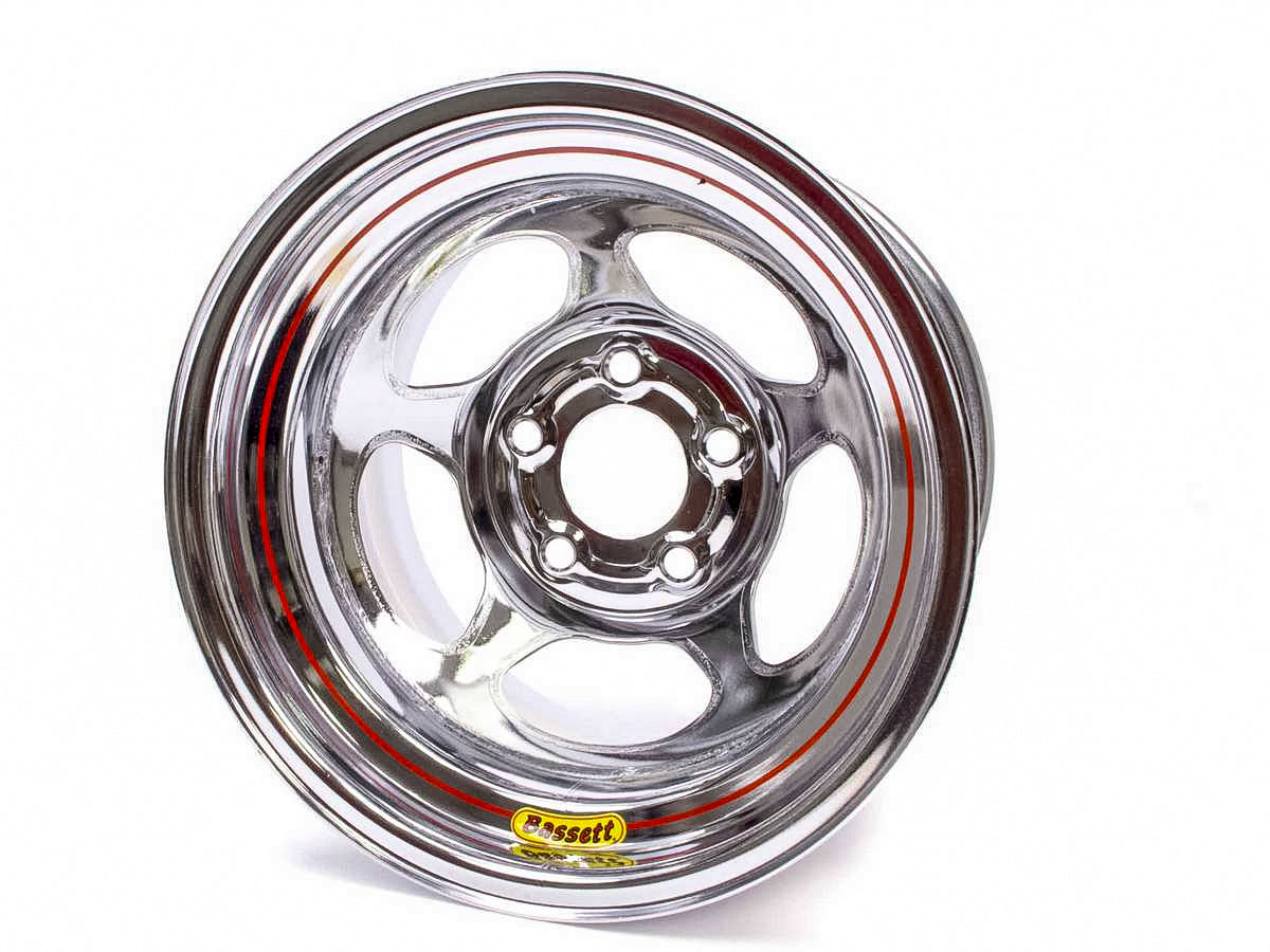 BASSETT 15x10 5x5 Chrome Inertia 2in BS w/Bead Bump BASSETT