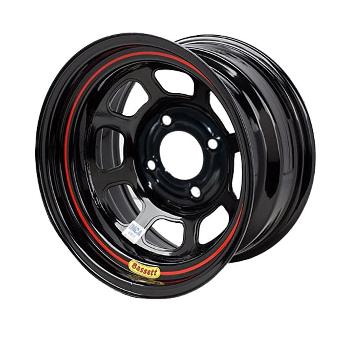 BASSETT Wheel 15in x 7in 4x100mm Black BASSETT