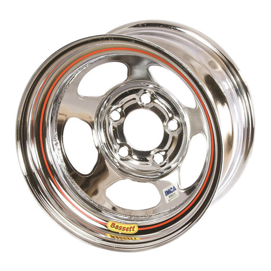 BASSETT 15x8 IMCA Chrome Inertia 5x5 BASSETT