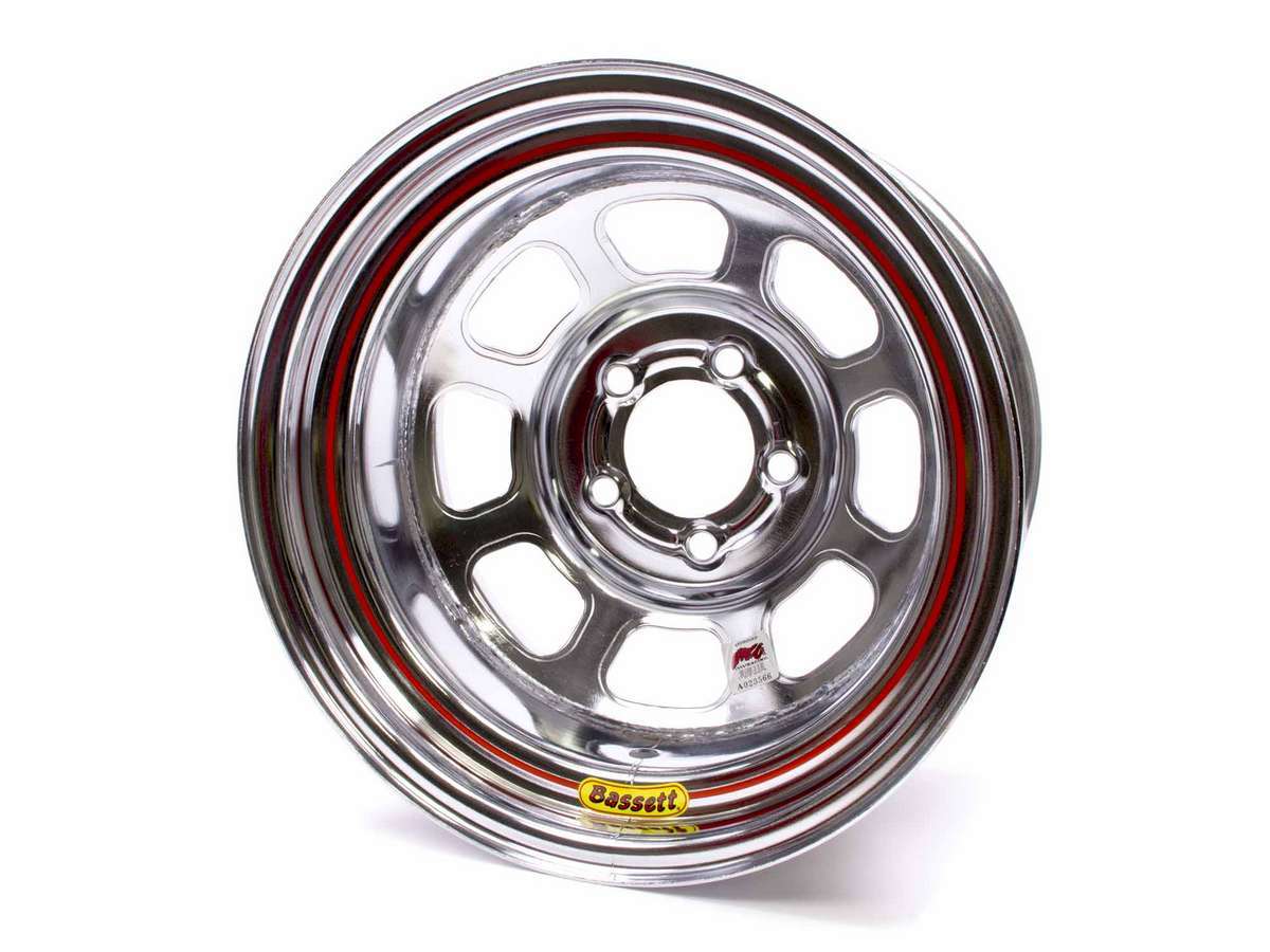 BASSETT 15x8 Chrome Wheel 5x5 1in BS BASSETT