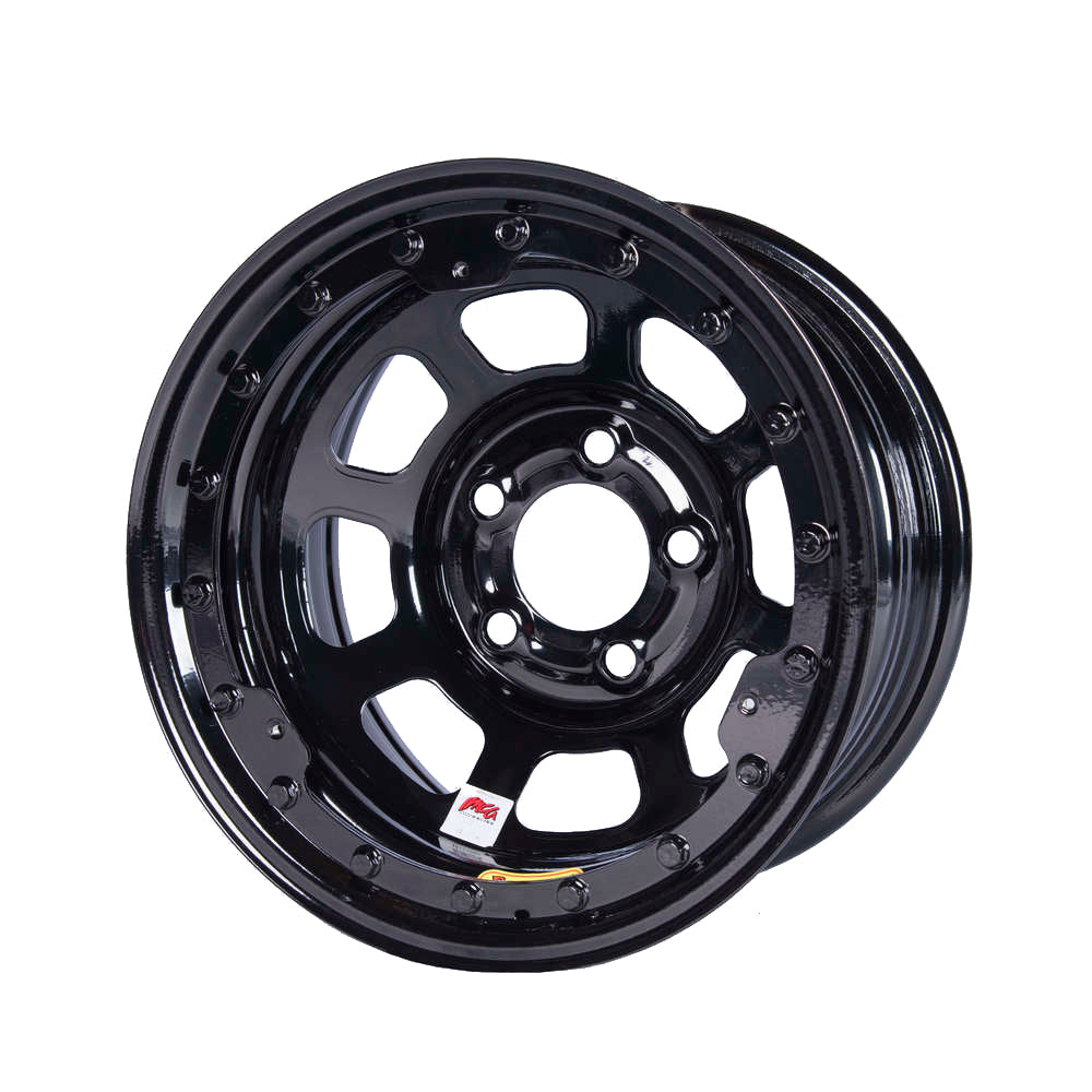 BASSETT Wheel 15x8 IMCA B/Lock 5x5 Black 4.75in BS BASSETT