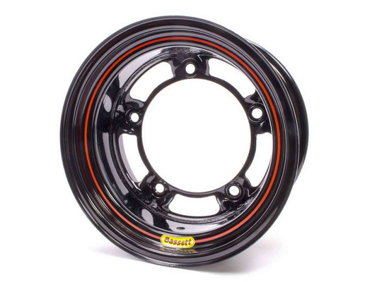 BASSETT 15x8 W/5 Black Spun BASSETT