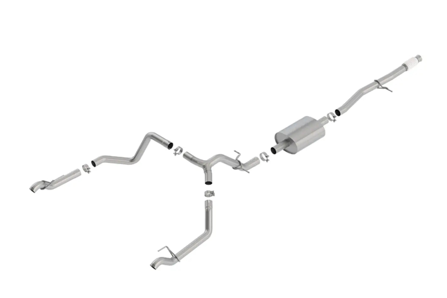 19-   GM P/U 1500 5.3L Cat Back Exhaust Kit BORLA