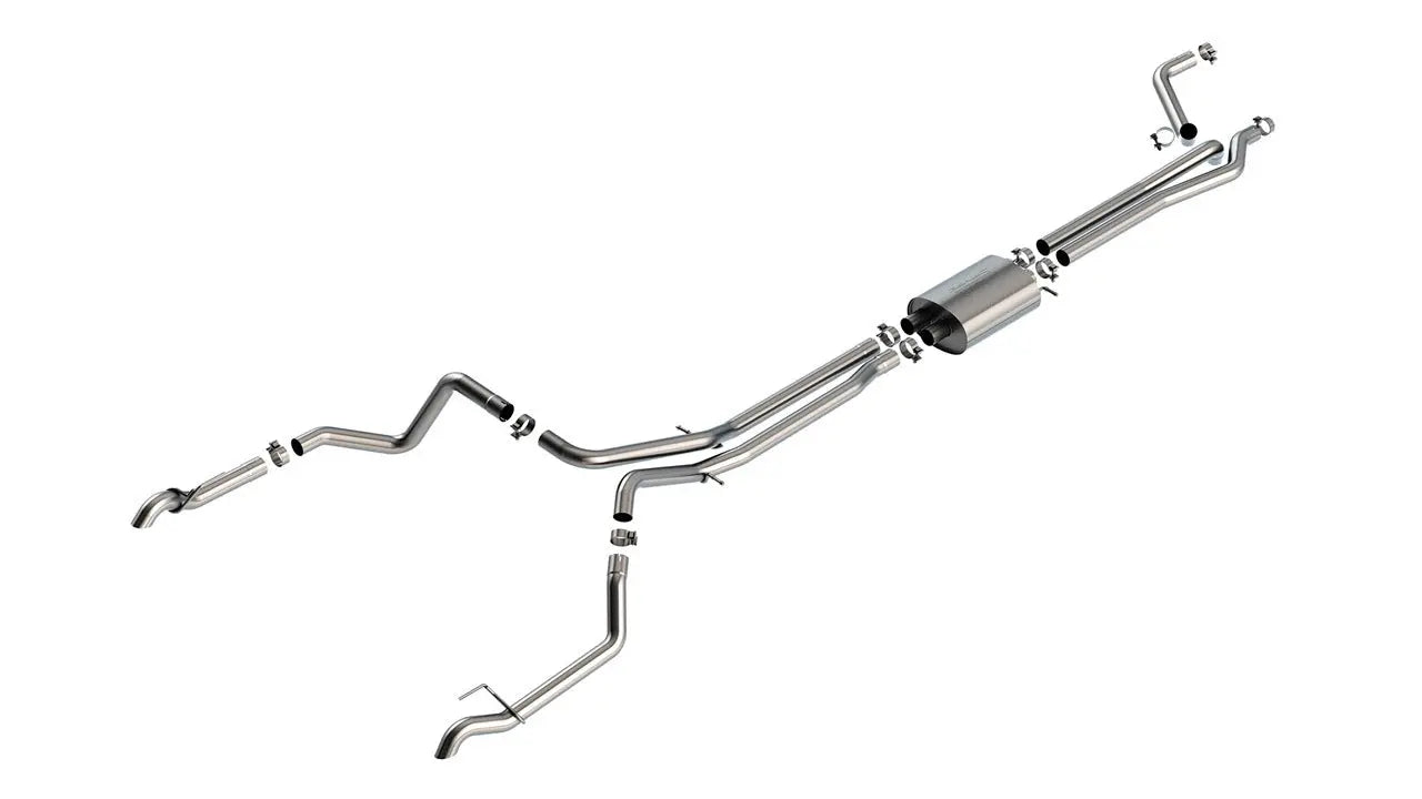 22- GM P/U 1500 ZR2/AT4X 6.2L Cat Back Exhaust BORLA