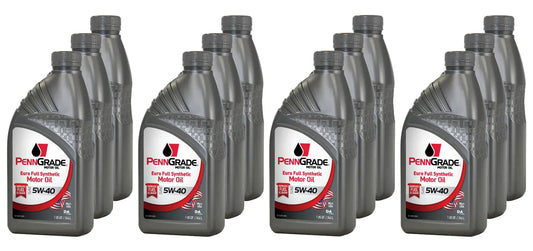 PennGrade Euro 5w40 Case 12 x 1 Quart PENNGRADE MOTOR OIL