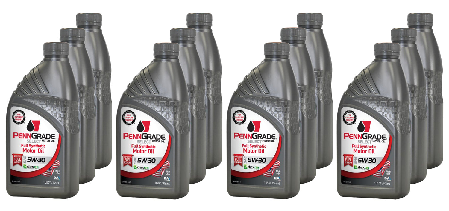 PennGrade Select 5w30 Case 12 x 1 Quart PENNGRADE MOTOR OIL