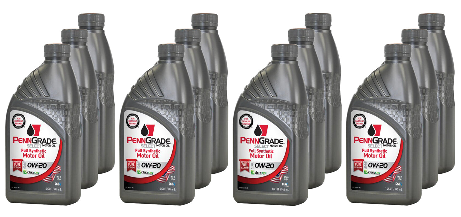 PennGrade Select 0w20 Case 12 x 1 Quart PENNGRADE MOTOR OIL