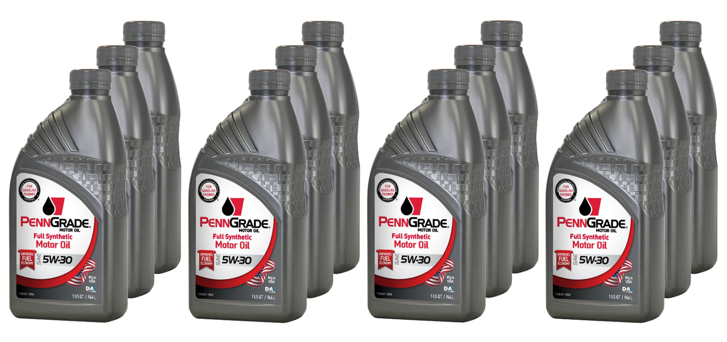 PennGrade Full Synthetic 5w30 Case 12 x 1 Quart PENNGRADE MOTOR OIL