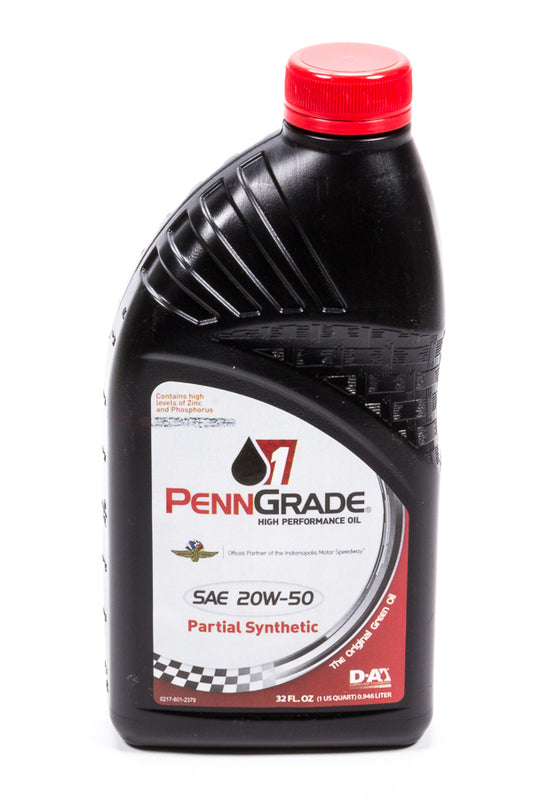 20w50 Racing Oil 1 Qt Partial Synthetic PENNGRADE MOTOR OIL