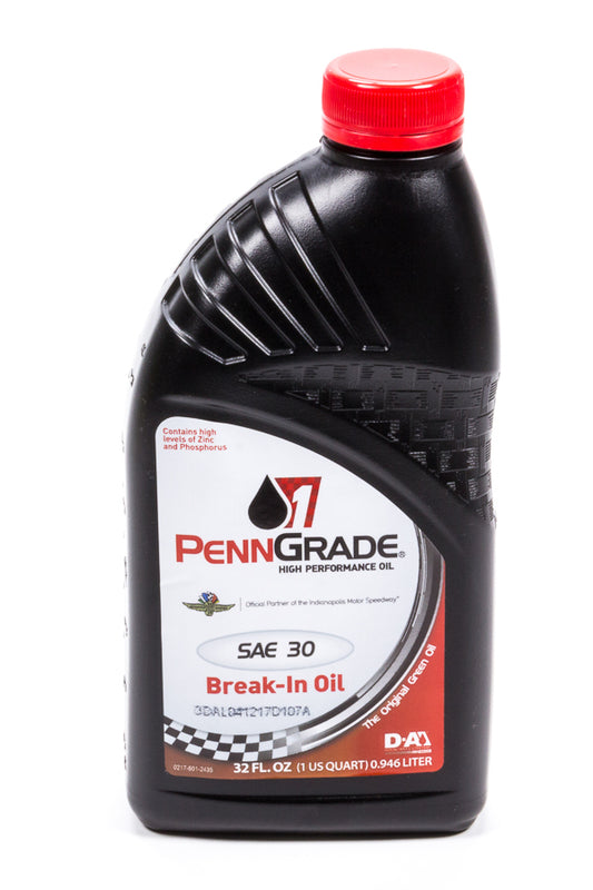 30w Engine Break-In Oil 1 Qt PENNGRADE MOTOR OIL