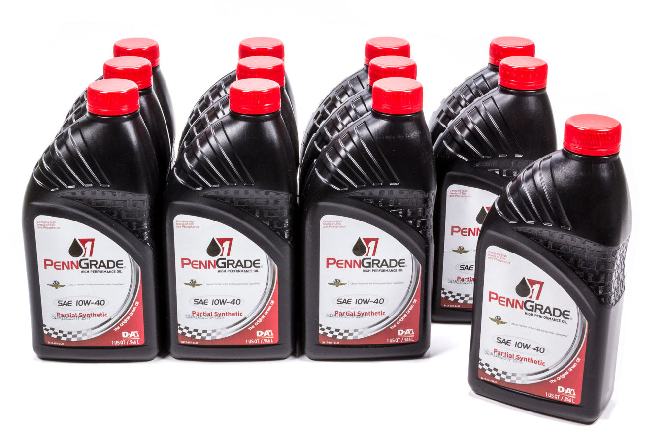 10w40 Racing Oil Cs/12Qt Partial Synthetic PENNGRADE MOTOR OIL