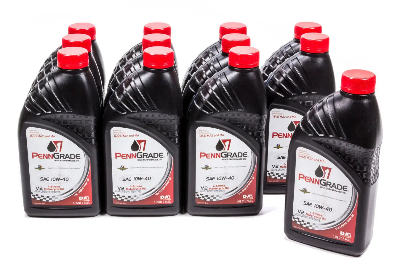 10w40 Motorcycle Oil Cs/12-Qt PENNGRADE MOTOR OIL