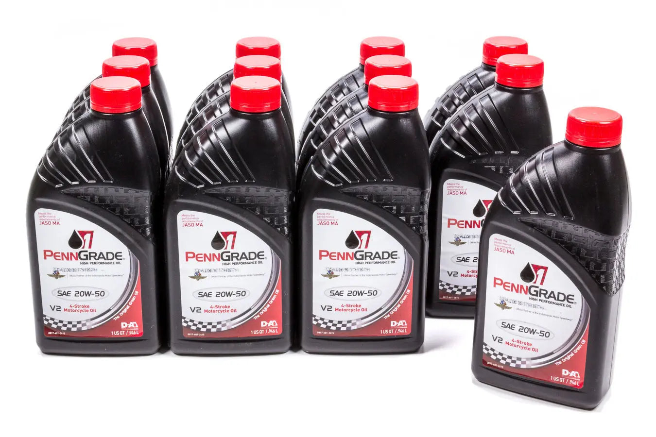 20w50 Motorcycle Oil Cs/12-Qt PENNGRADE MOTOR OIL