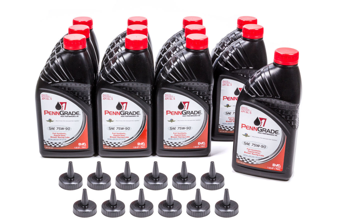 75w90 Hypoid Gear Oil Case 12 x 1 Qt. PENNGRADE MOTOR OIL