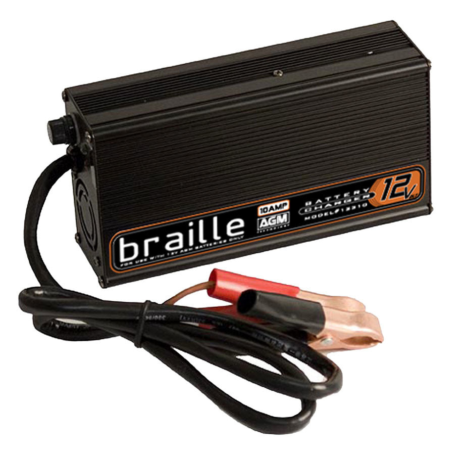 Battery Charger 12-Volt 10amp Rapid Charge BRAILLE AUTO BATTERY