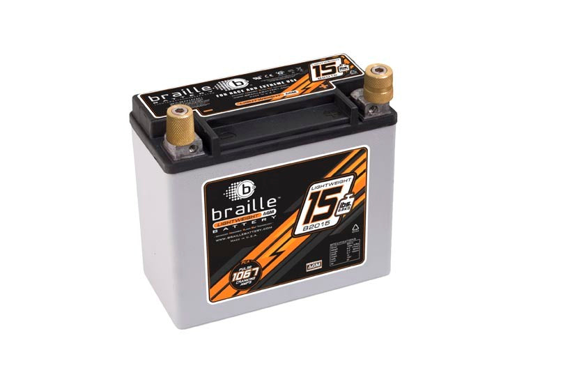 Racing Battery 15lbs 1067 PCA 6.8x3.3x6.1 BRAILLE AUTO BATTERY