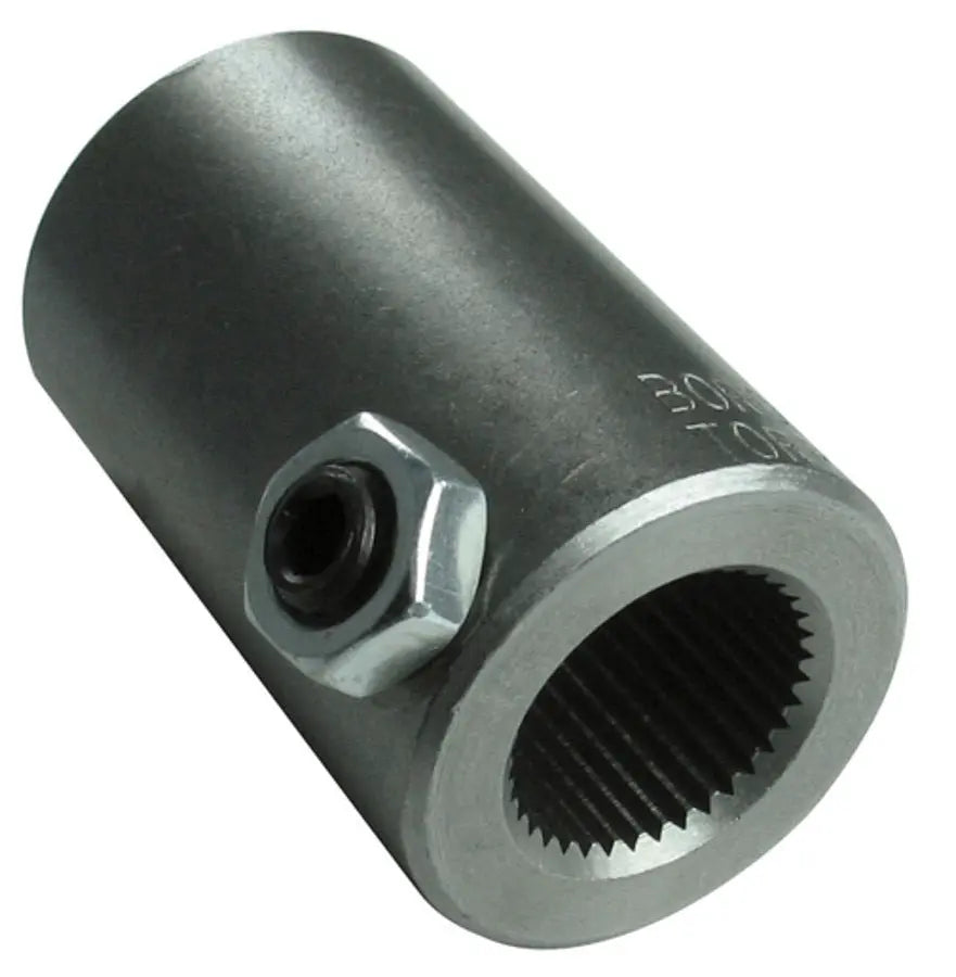 Steering Coupler Steel 3/4-30 X 3/4 Smooth Bore BORGESON