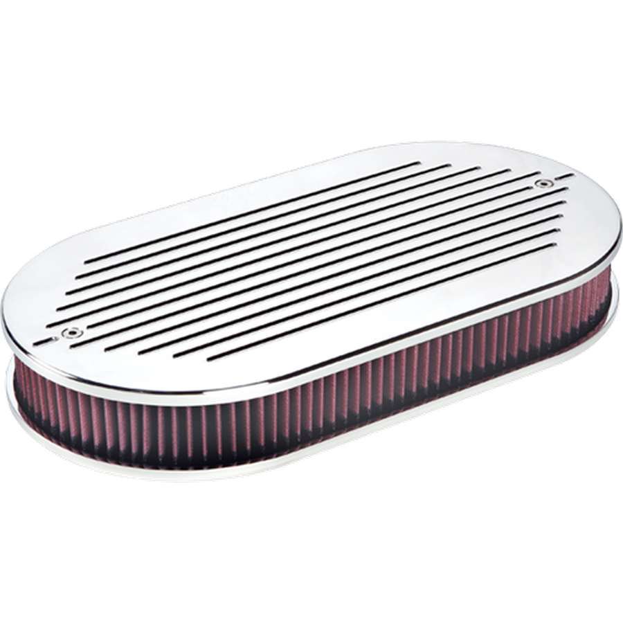 BILLET SPECIALTIES Dual Quad Air Cleaner Ball Milled BILLET SPECIALTIES