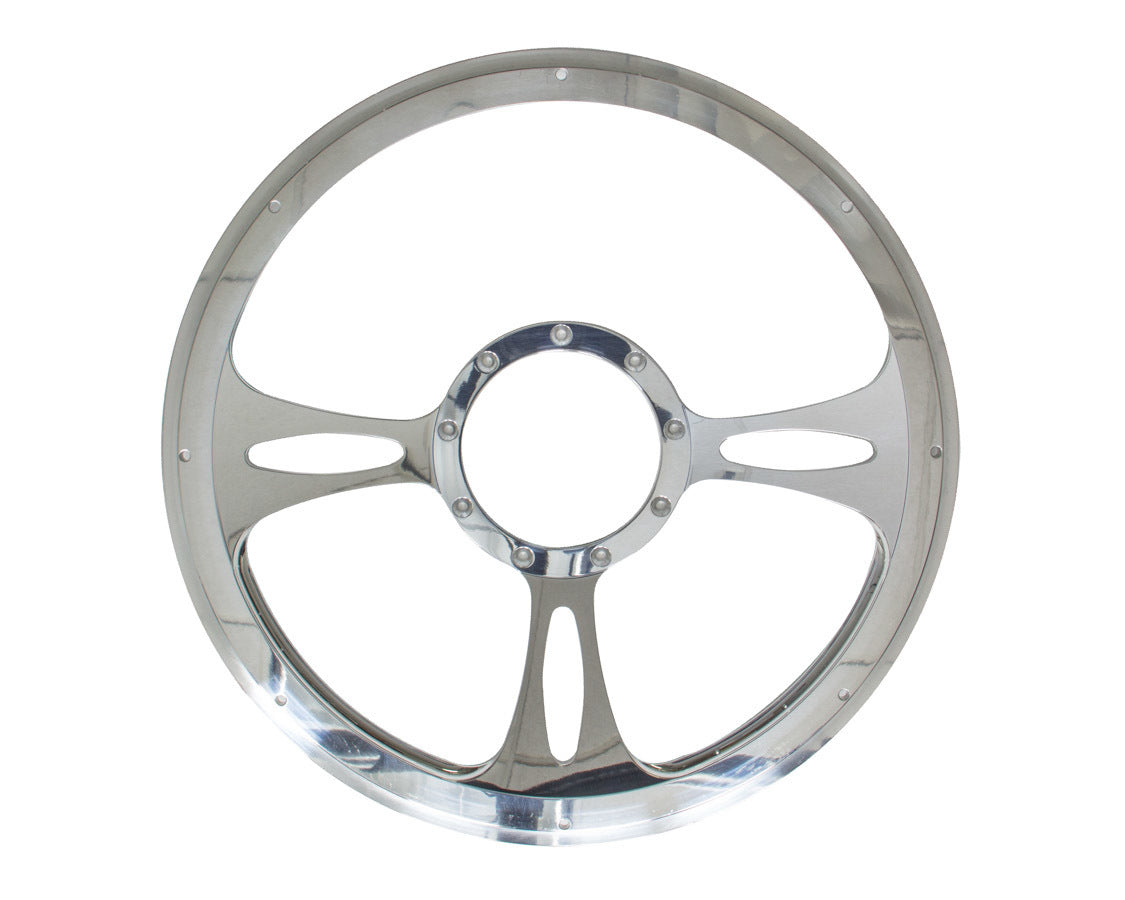 BILLET SPECIALTIES Half Wrap Steering Wheel Fast Lane BILLET SPECIALTIES