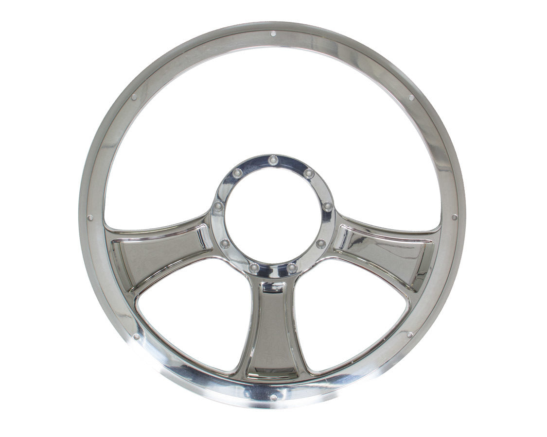 BILLET SPECIALTIES Chicayne Half Wrap Steering Wheel BILLET SPECIALTIES