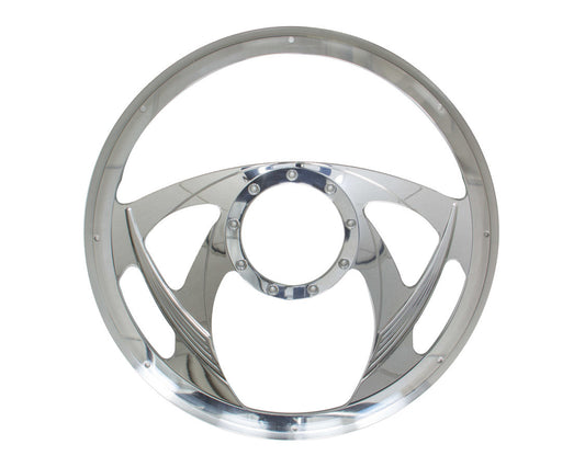 BILLET SPECIALTIES Sniper Half Wrap Steering Wheel BILLET SPECIALTIES