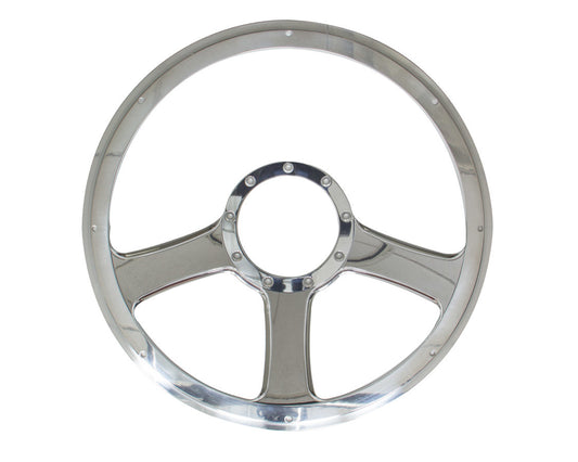 BILLET SPECIALTIES 14in Anthem Steering Wheel Half Wrap BILLET SPECIALTIES