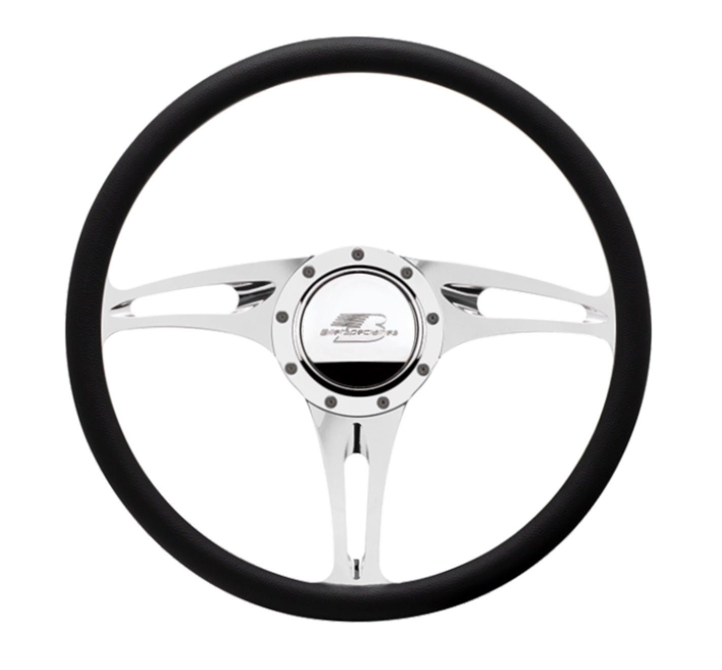 BILLET SPECIALTIES Steering Wheel Half Wrap 15.5in Stealth BILLET SPECIALTIES