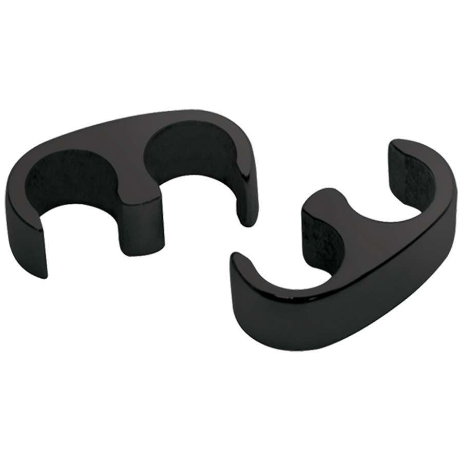 BILLET SPECIALTIES 2 Wire Separator Floating Black Pair BILLET SPECIALTIES