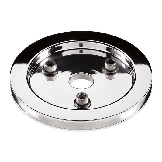 BILLET SPECIALTIES BBC 1 GRV Crank Pulley LWP Polished BILLET SPECIALTIES