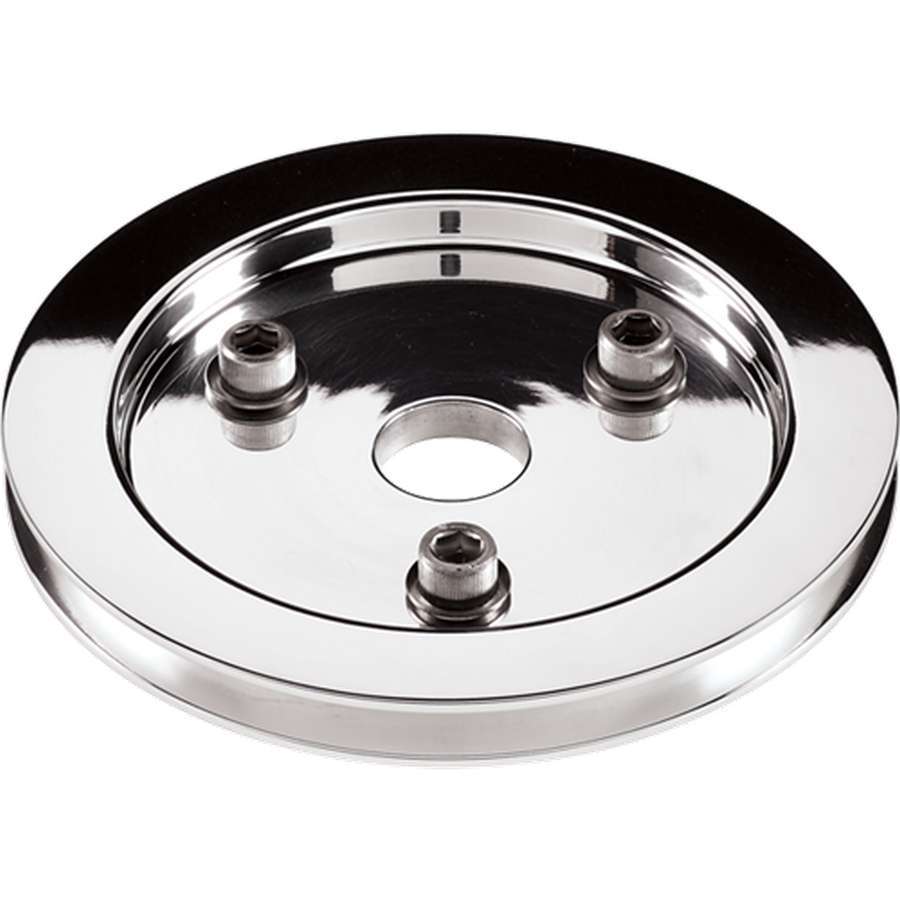 BILLET SPECIALTIES Polished SBC 1 Groove Lower Pulley BILLET SPECIALTIES