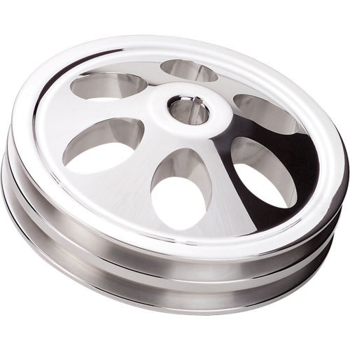 BILLET SPECIALTIES Power Steering Pulley 2 Groove Keyway 66-76 GM BILLET SPECIALTIES