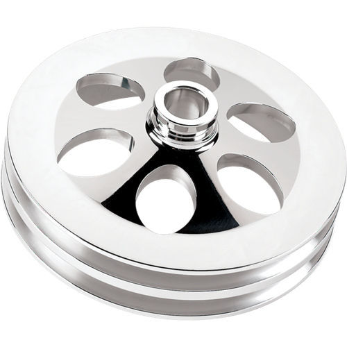 BILLET SPECIALTIES Power Steering Pulley 2 Groove Press on 77-  GM BILLET SPECIALTIES