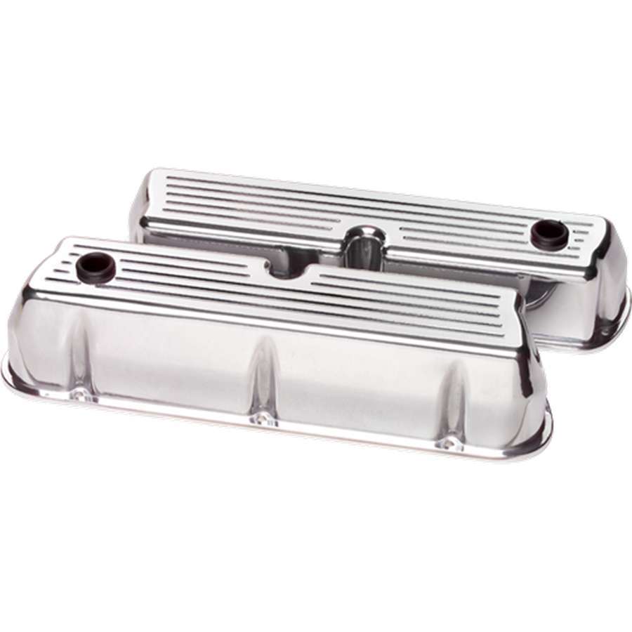 BILLET SPECIALTIES SBF Valve Covers Tall BILLET SPECIALTIES