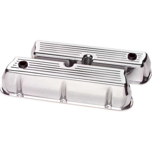 BILLET SPECIALTIES SBF Valve Covers Tall BILLET SPECIALTIES