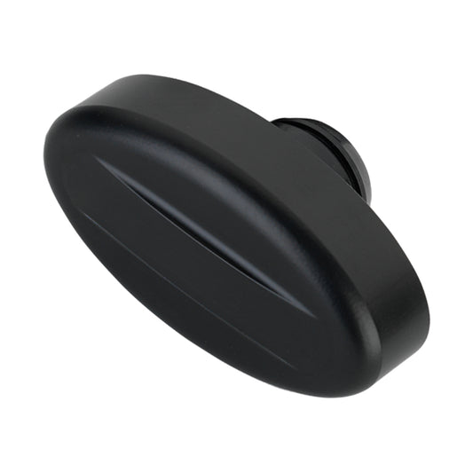 BILLET SPECIALTIES Breather Retro Plain Black 1-1/4in Hole BILLET SPECIALTIES