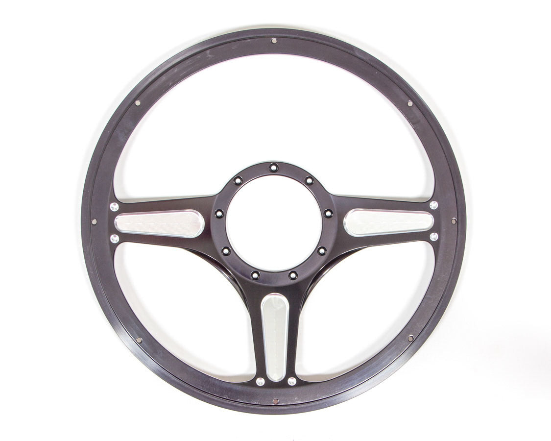 BILLET SPECIALTIES Street Lite Steering Wheel Black BILLET SPECIALTIES