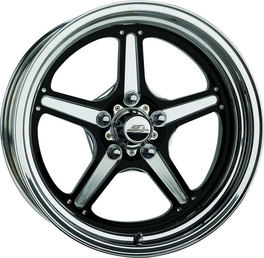 BILLET SPECIALTIES Street Lite Black Wheel 15x4 2.25in BS BILLET SPECIALTIES