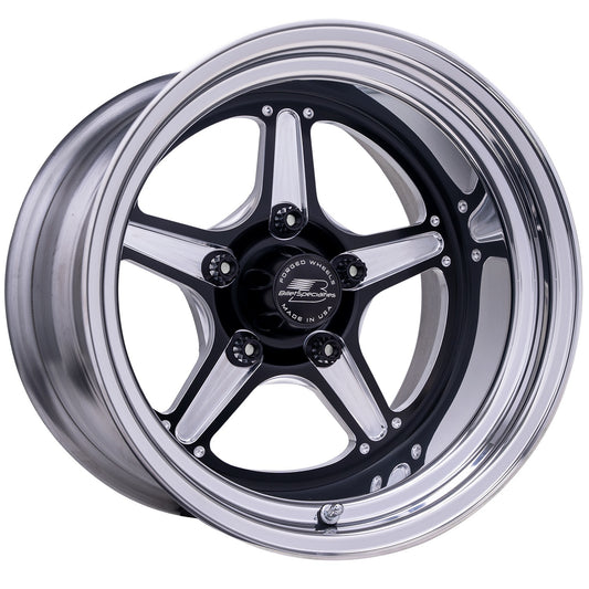 BILLET SPECIALTIES Street Lite Black Wheel 15X10 5.5IN BS BILLET SPECIALTIES