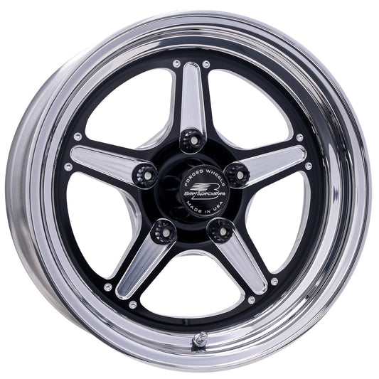 BILLET SPECIALTIES Street Lite Black Wheel 15X4 2.25IN BS BILLET SPECIALTIES