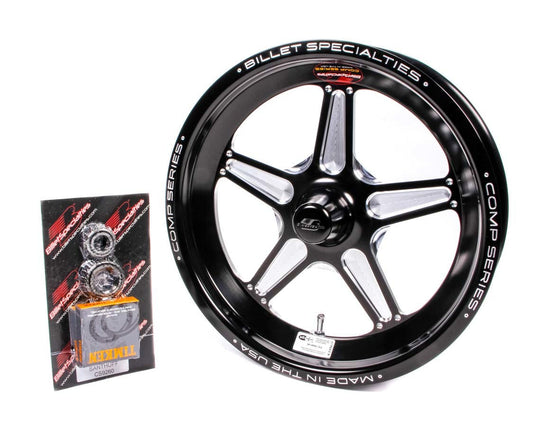 BILLET SPECIALTIES 15x3.5 Comp Wheel 1.75bs 5x4.5 bc Black BILLET SPECIALTIES