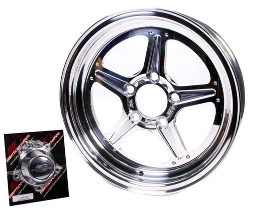 BILLET SPECIALTIES Street Lite Wheel 15x4 1.625in BS 5x4.75 BC BILLET SPECIALTIES